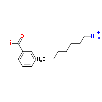 Benzoic acid, compound with heptylamine (1:1)